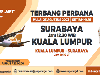 Kuala Lumpur Surabaya super air jet
